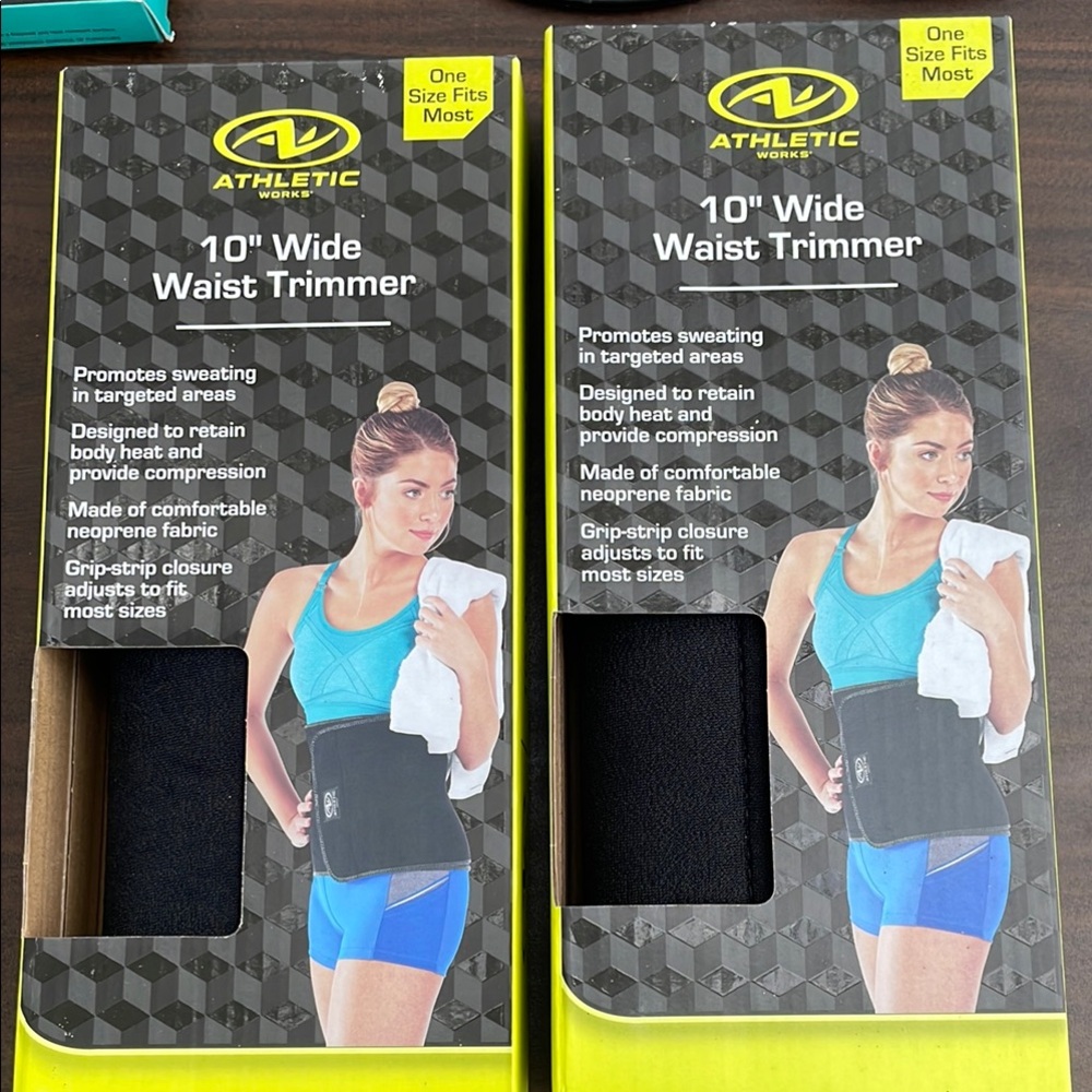 ATHLETIC WORKS 10” WIDE WAIST TRIMMER 💅